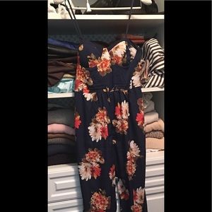 Floral jumper with built in bra padding.